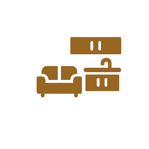 penginapan fasilitas lengkap ruang tamu dapur kutoarjo